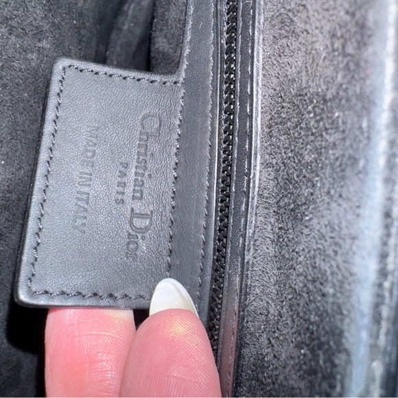 Christian Dior Ultra Matte Calfskin Saddle Bag (Black) - Picture 8 of 16